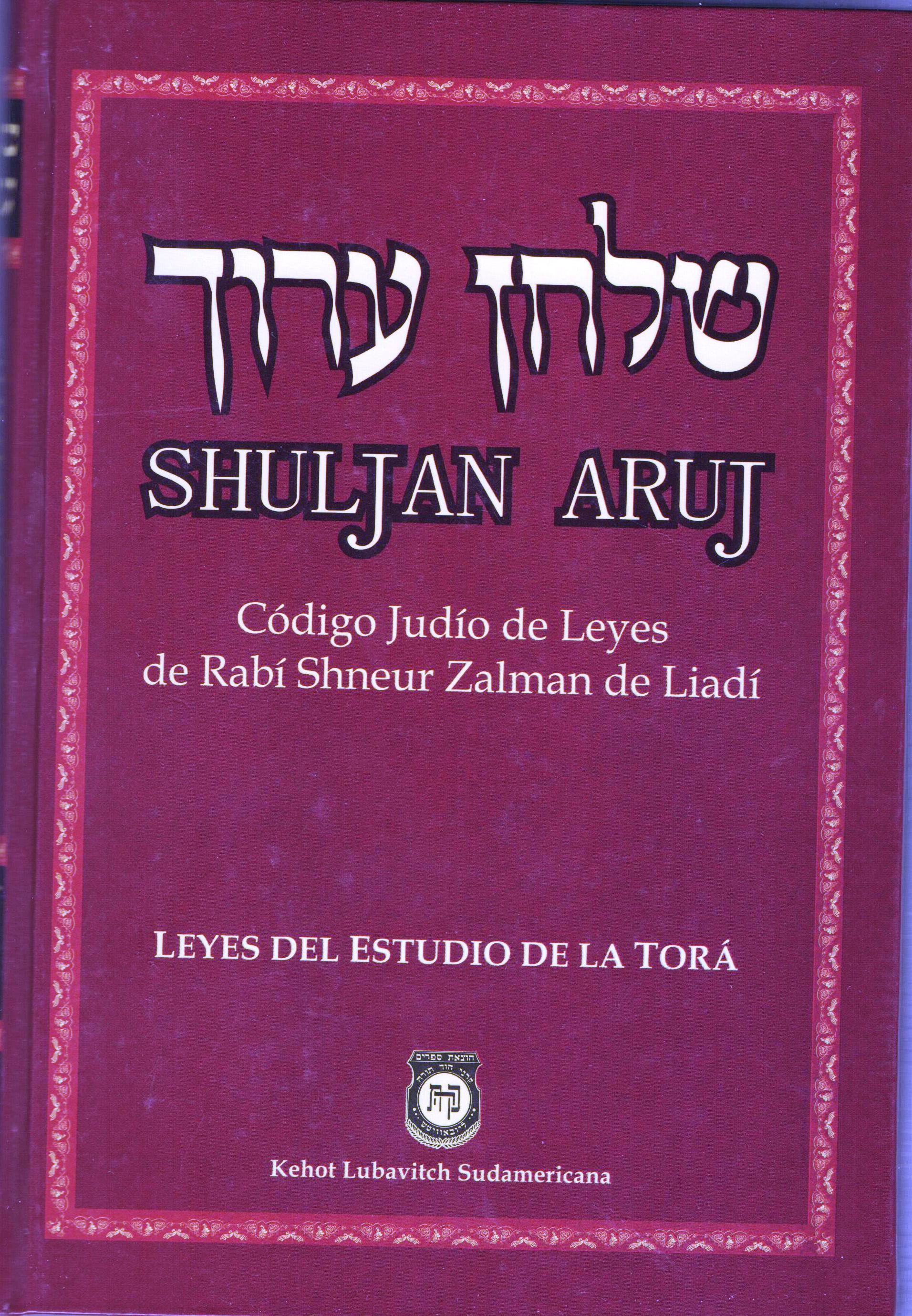 SHULJAN ARUJ- ESTUDIO TORA JABAD-