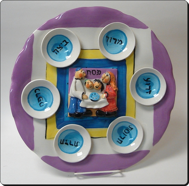 SEDER PLATE CERAMIC PT118