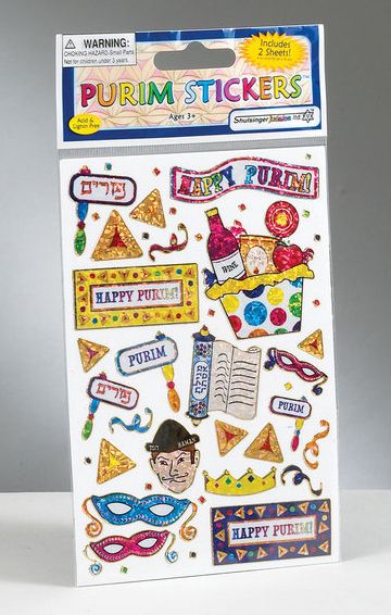 PURIM STICKERS TYP-14351