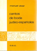 CANTOS DE BODA,JUDEO-ESPANOLAS