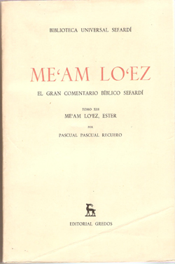 MEAM  LO EZ TOMO XIII,ESTHER - LADINO