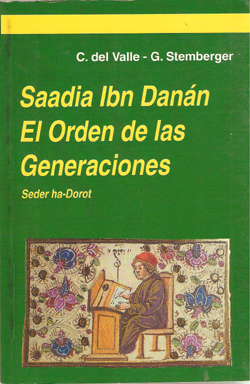 SAADIA IBN DAHAN:EL ORDEN DE LAS GENERAC